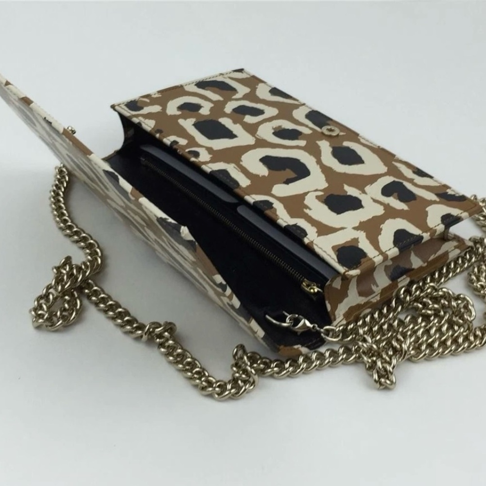 Gucci Brown and Black Clutch with Chain Strap - Picture 5 of 7